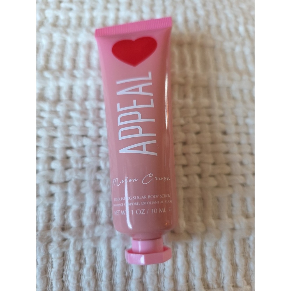 Appeal Exfoliating Sugar Body Scrub Melon‎ Crush Sample Travel Size 1 Oz. Sealed